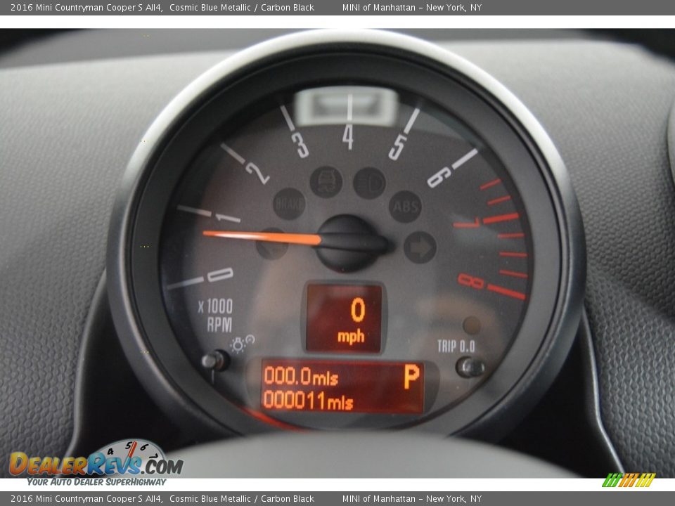 2016 Mini Countryman Cooper S All4 Cosmic Blue Metallic / Carbon Black Photo #20
