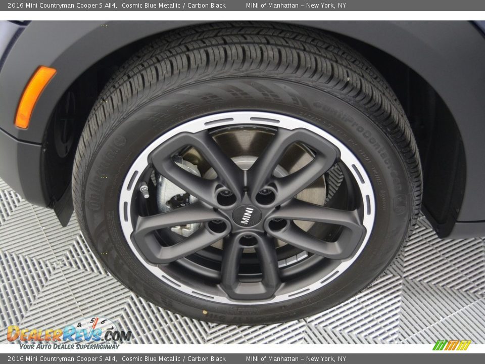 2016 Mini Countryman Cooper S All4 Cosmic Blue Metallic / Carbon Black Photo #21