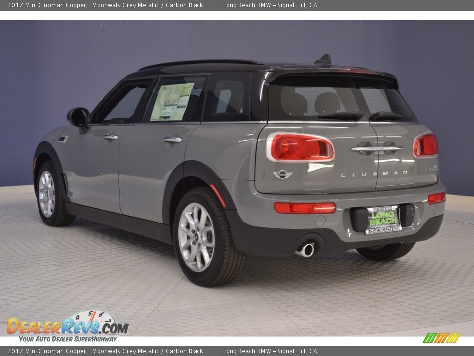 2017 Mini Clubman Cooper Moonwalk Grey Metallic / Carbon Black Photo #4
