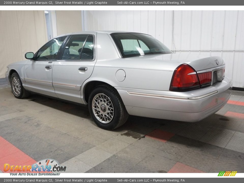 2000 Mercury Grand Marquis GS Silver Frost Metallic / Light Graphite Photo #10