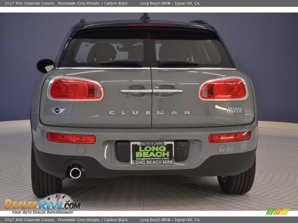 2017 Mini Clubman Cooper Moonwalk Grey Metallic / Carbon Black Photo #5