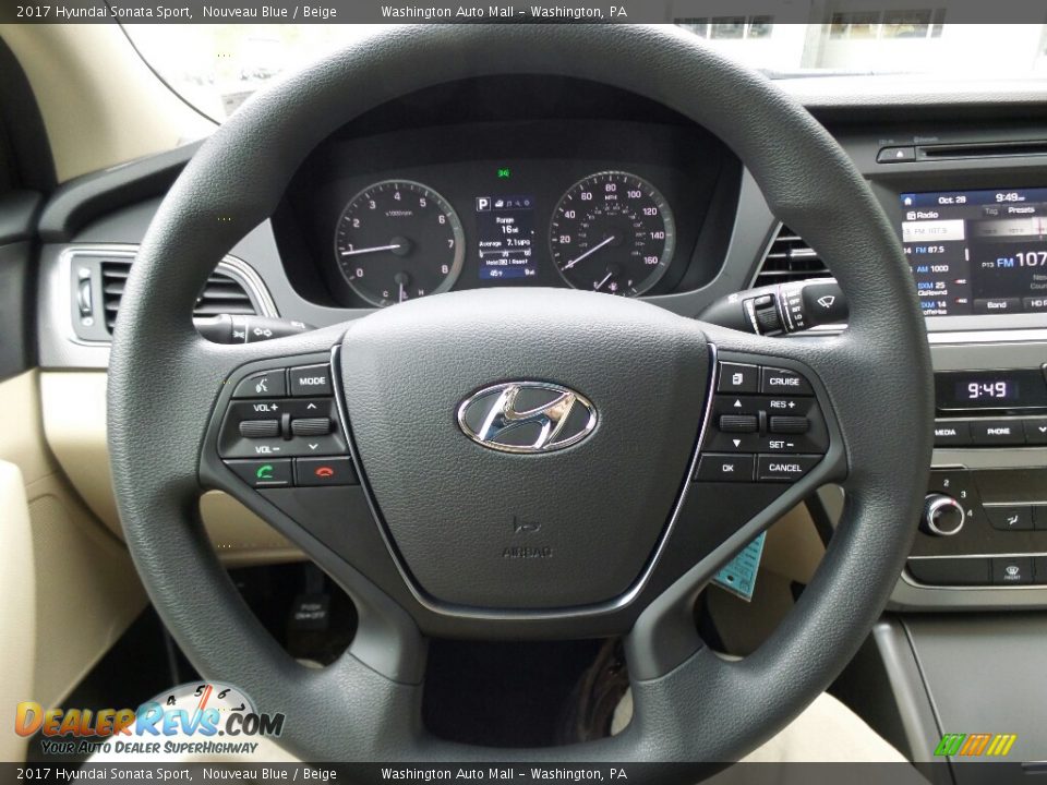 2017 Hyundai Sonata Sport Steering Wheel Photo #18