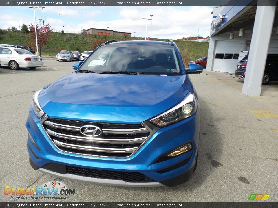 Caribbean Blue 2017 Hyundai Tucson Limited AWD Photo #4