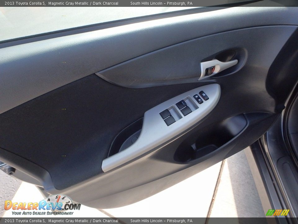 2013 Toyota Corolla S Magnetic Gray Metallic / Dark Charcoal Photo #19