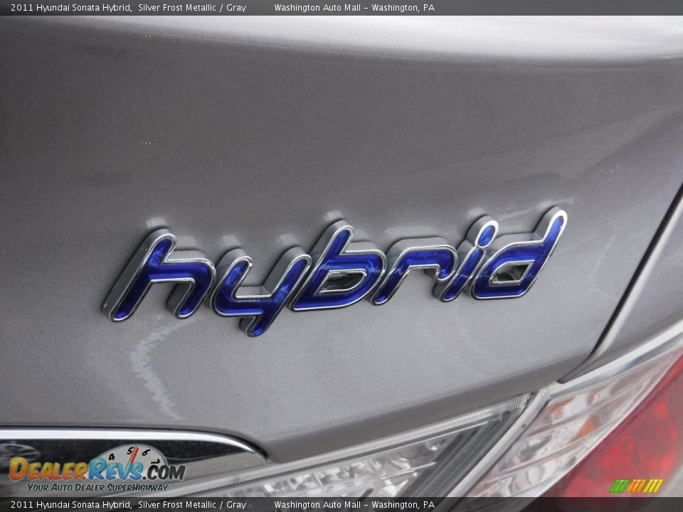 2011 Hyundai Sonata Hybrid Silver Frost Metallic / Gray Photo #10