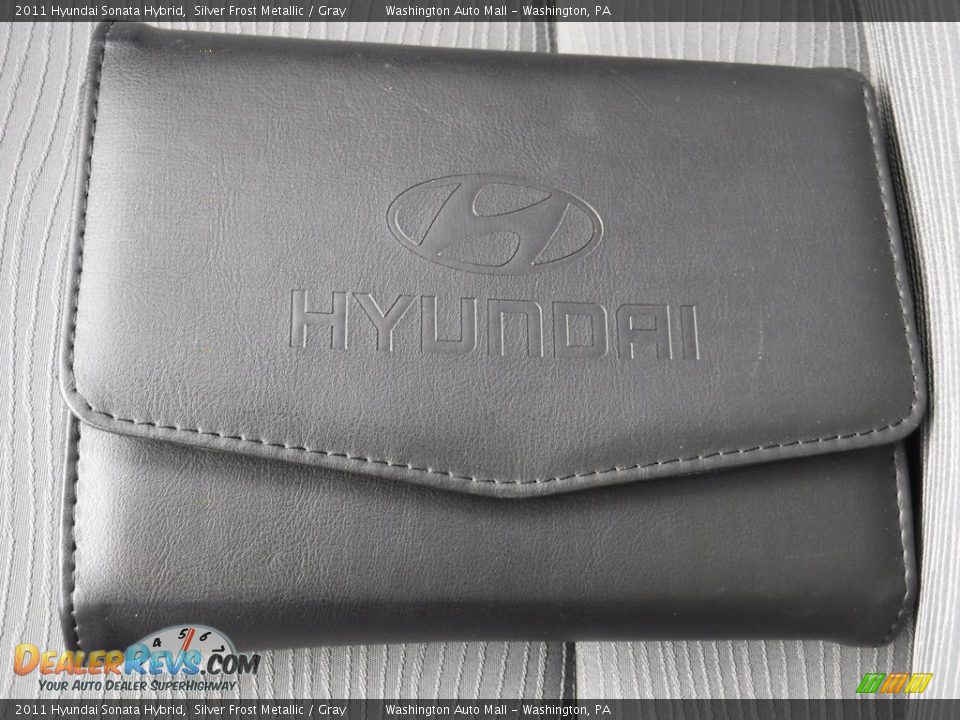 2011 Hyundai Sonata Hybrid Silver Frost Metallic / Gray Photo #23