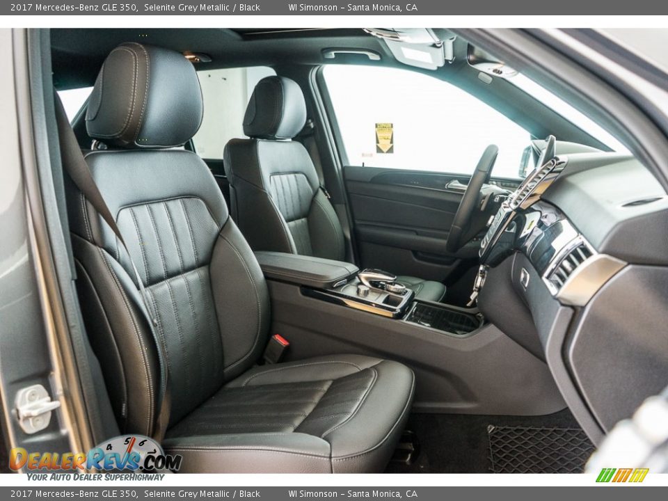 2017 Mercedes-Benz GLE 350 Selenite Grey Metallic / Black Photo #2