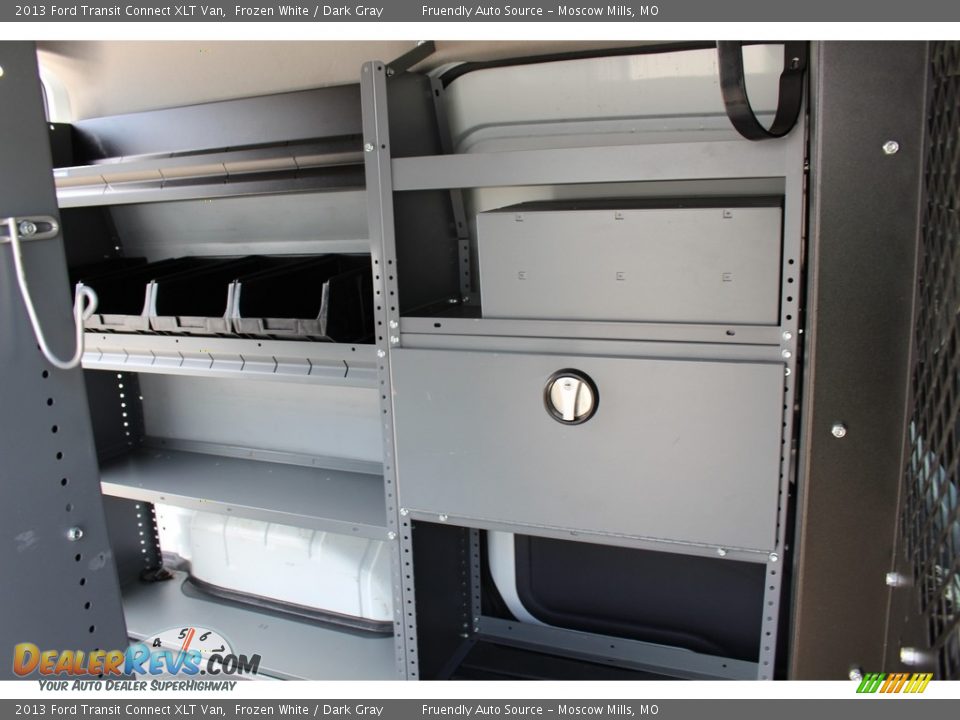 2013 Ford Transit Connect XLT Van Frozen White / Dark Gray Photo #9