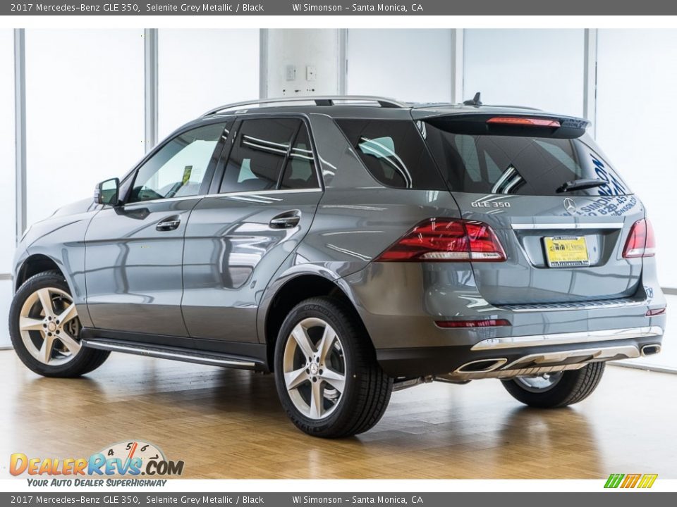 2017 Mercedes-Benz GLE 350 Selenite Grey Metallic / Black Photo #3