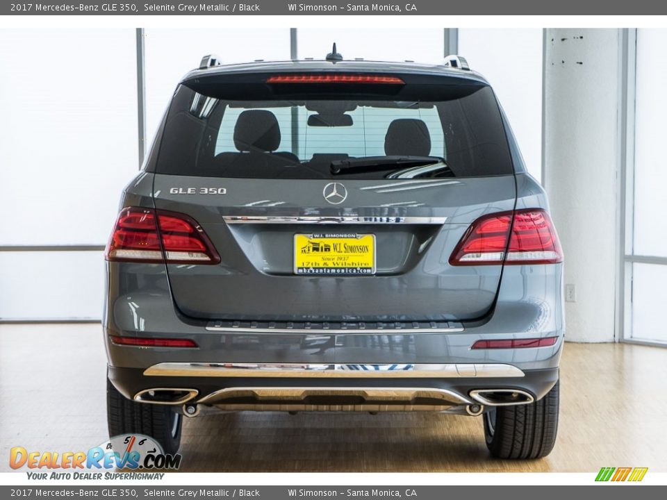 2017 Mercedes-Benz GLE 350 Selenite Grey Metallic / Black Photo #4