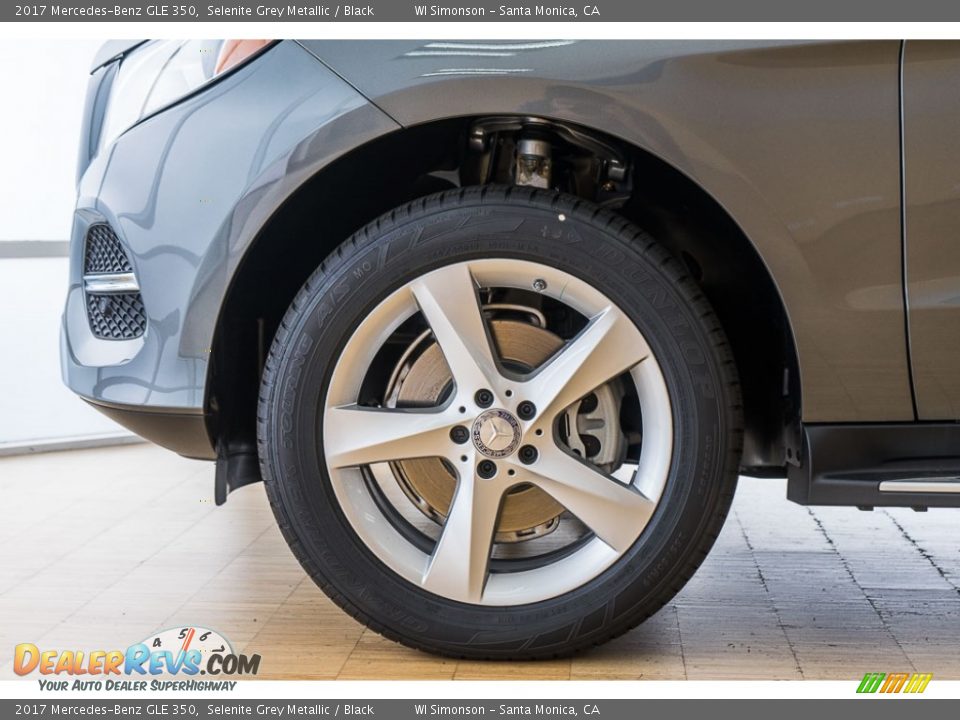 2017 Mercedes-Benz GLE 350 Selenite Grey Metallic / Black Photo #10