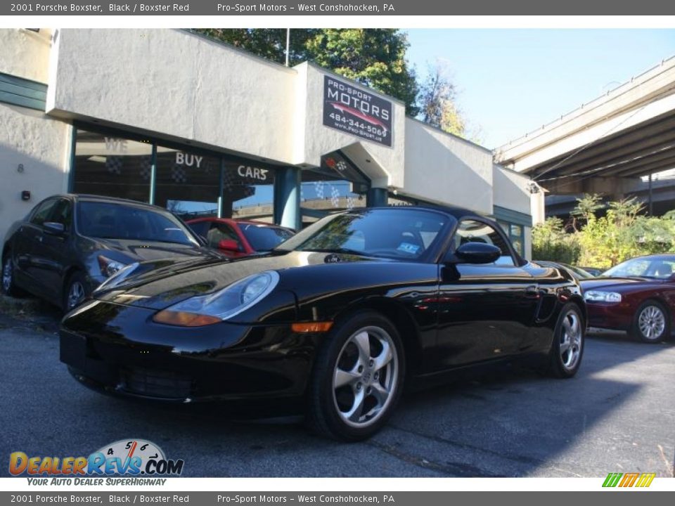 2001 Porsche Boxster Black / Boxster Red Photo #1