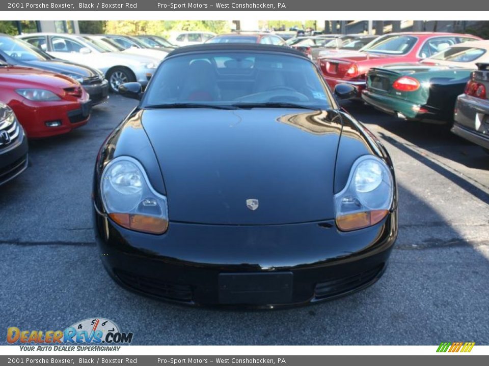 2001 Porsche Boxster Black / Boxster Red Photo #2