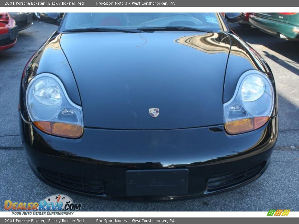 2001 Porsche Boxster Black / Boxster Red Photo #3