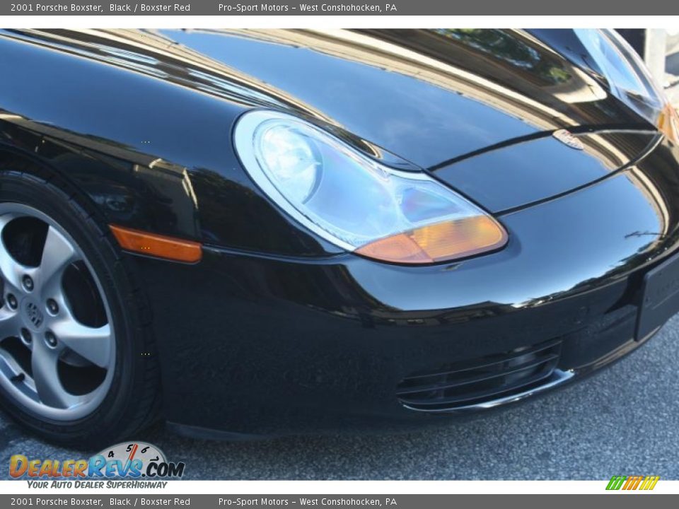 2001 Porsche Boxster Black / Boxster Red Photo #5