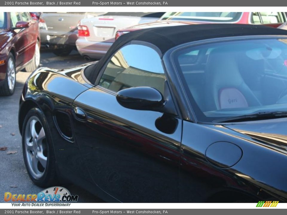 2001 Porsche Boxster Black / Boxster Red Photo #6