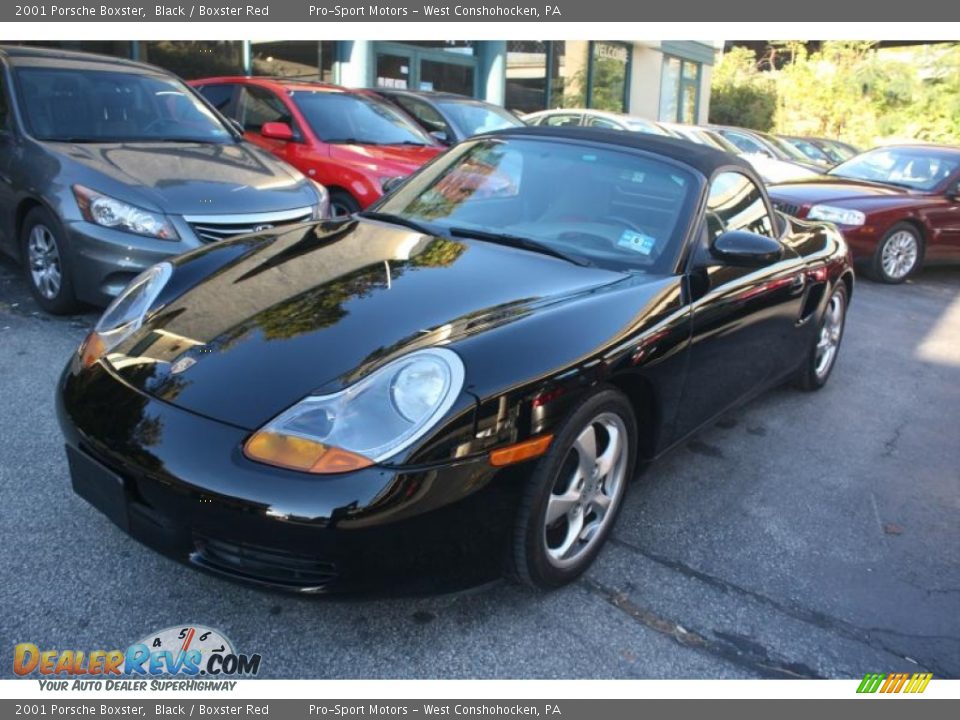 2001 Porsche Boxster Black / Boxster Red Photo #7