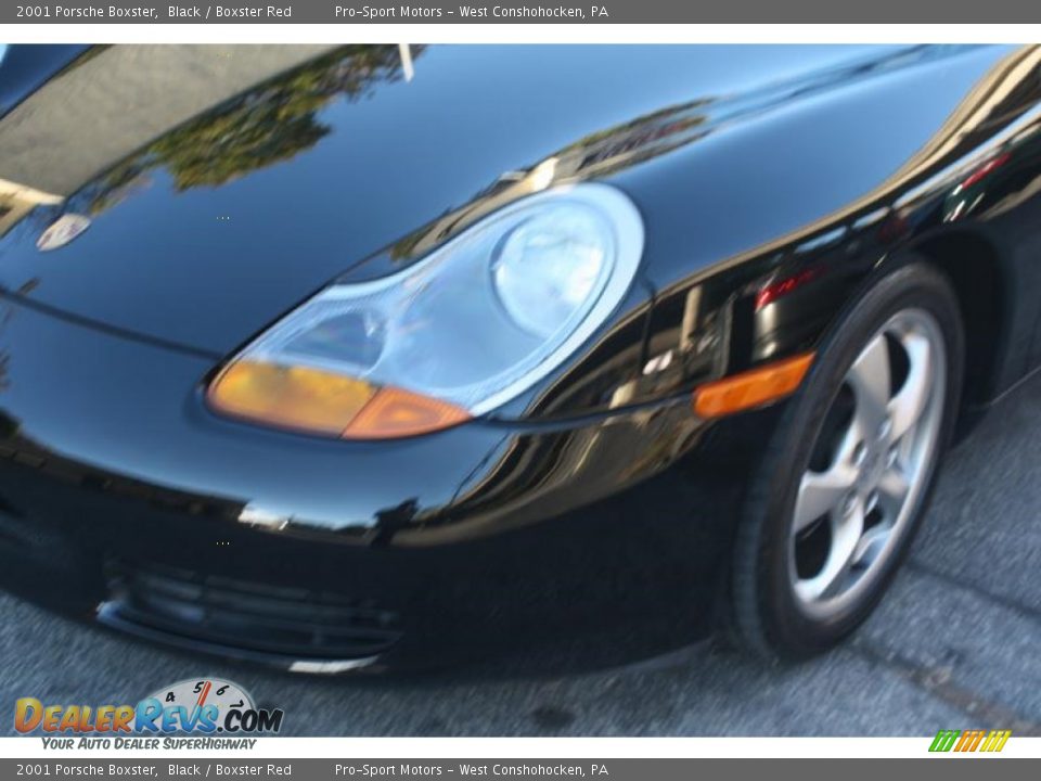2001 Porsche Boxster Black / Boxster Red Photo #8