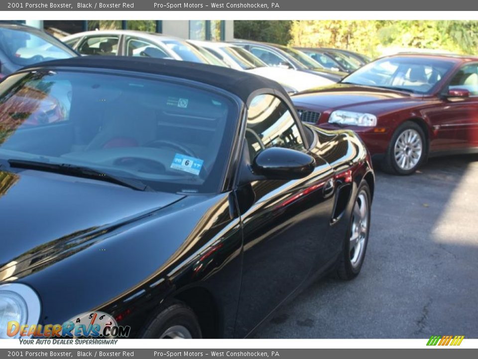 2001 Porsche Boxster Black / Boxster Red Photo #9