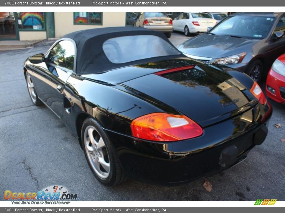 2001 Porsche Boxster Black / Boxster Red Photo #10