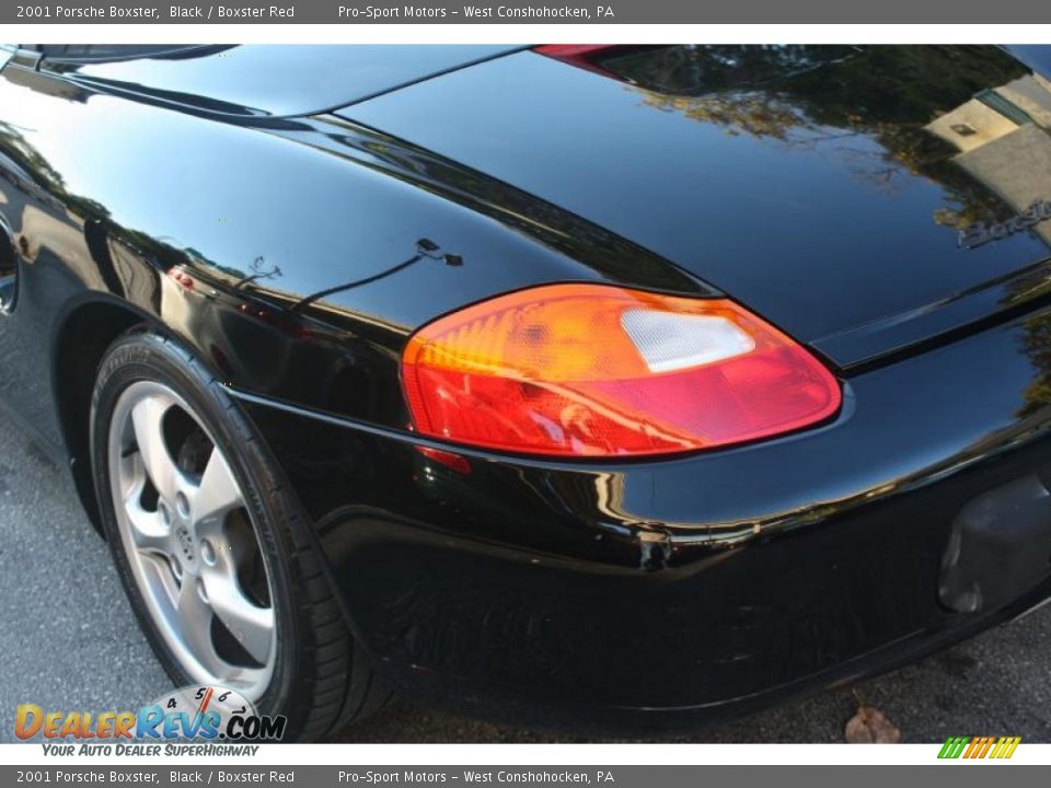 2001 Porsche Boxster Black / Boxster Red Photo #11