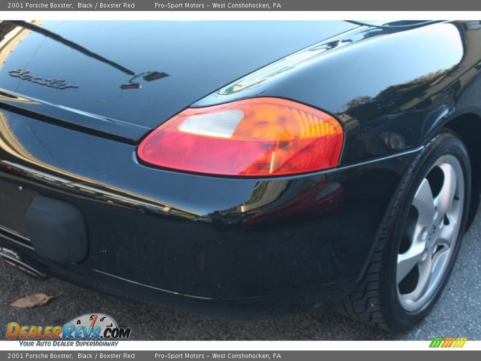 2001 Porsche Boxster Black / Boxster Red Photo #13