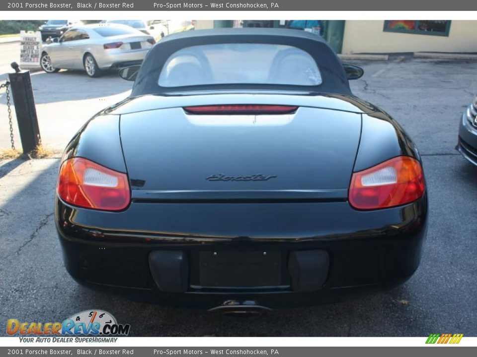 2001 Porsche Boxster Black / Boxster Red Photo #14