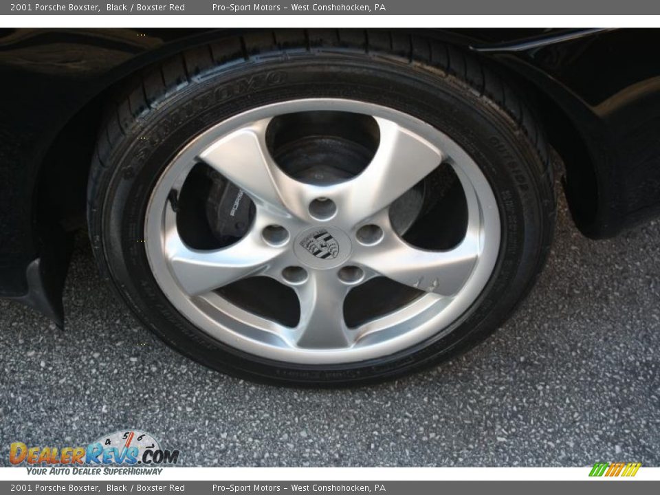 2001 Porsche Boxster Black / Boxster Red Photo #15