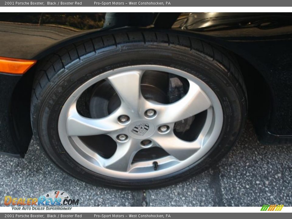 2001 Porsche Boxster Black / Boxster Red Photo #16