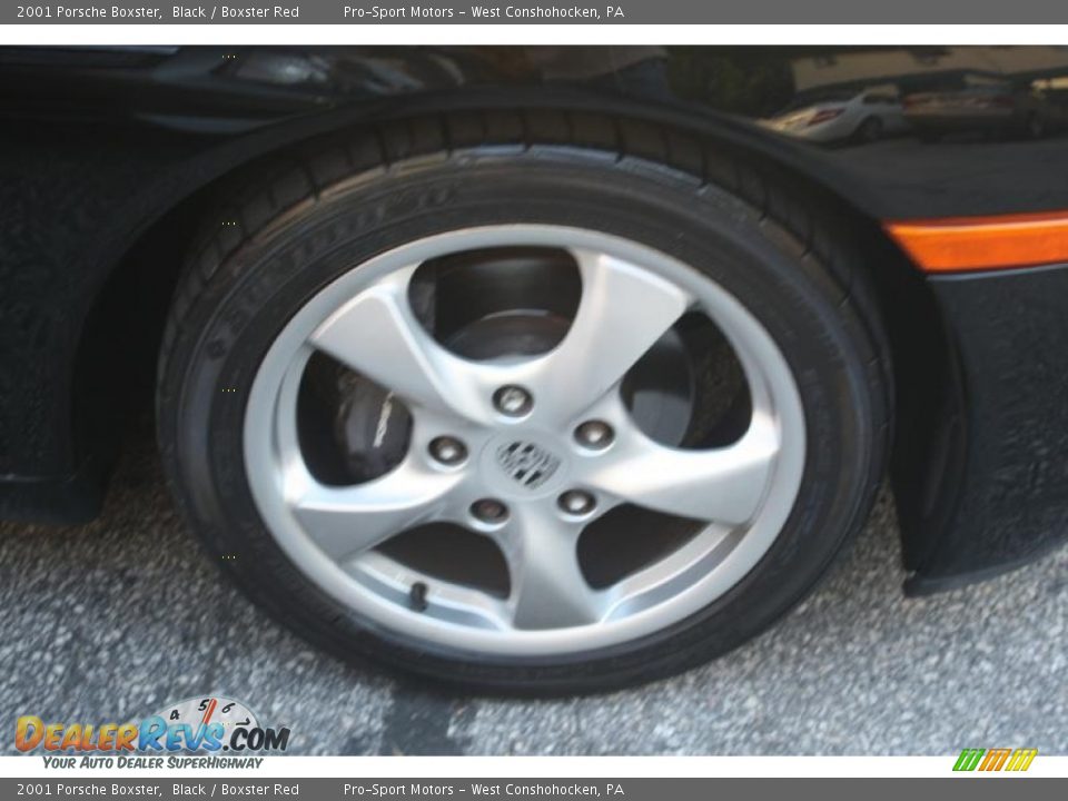 2001 Porsche Boxster Black / Boxster Red Photo #17