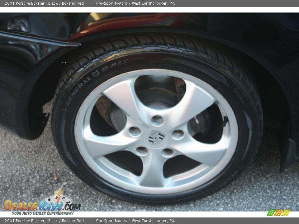 2001 Porsche Boxster Black / Boxster Red Photo #18