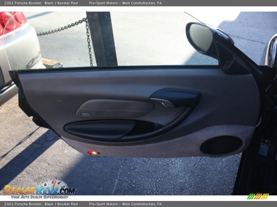2001 Porsche Boxster Black / Boxster Red Photo #19