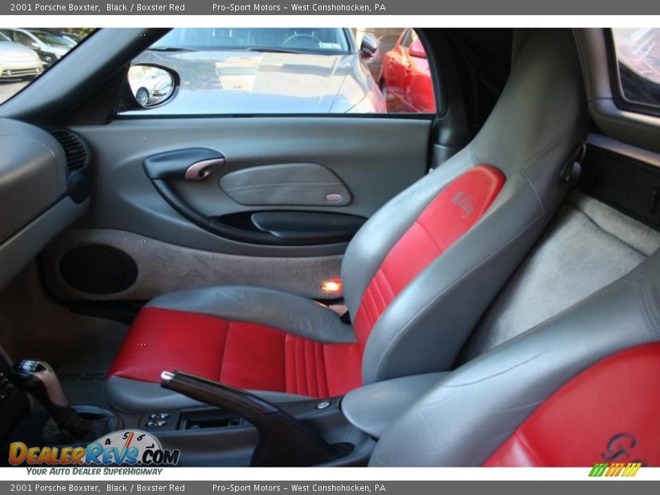 2001 Porsche Boxster Black / Boxster Red Photo #21