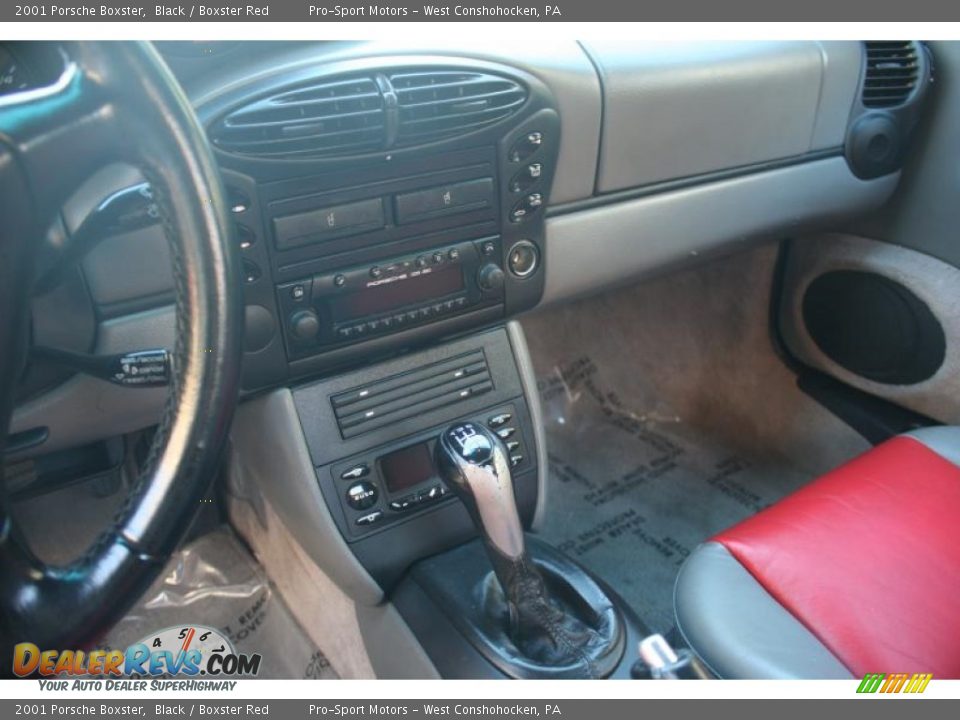 2001 Porsche Boxster Black / Boxster Red Photo #26