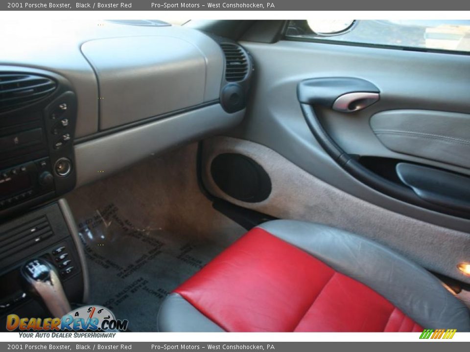 2001 Porsche Boxster Black / Boxster Red Photo #27