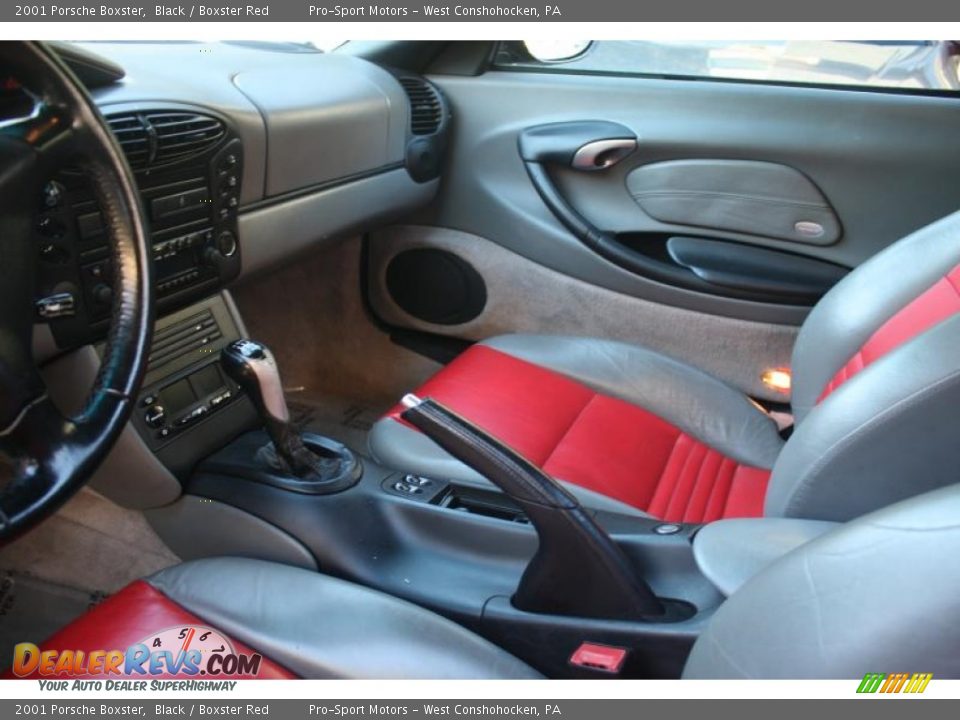 2001 Porsche Boxster Black / Boxster Red Photo #28