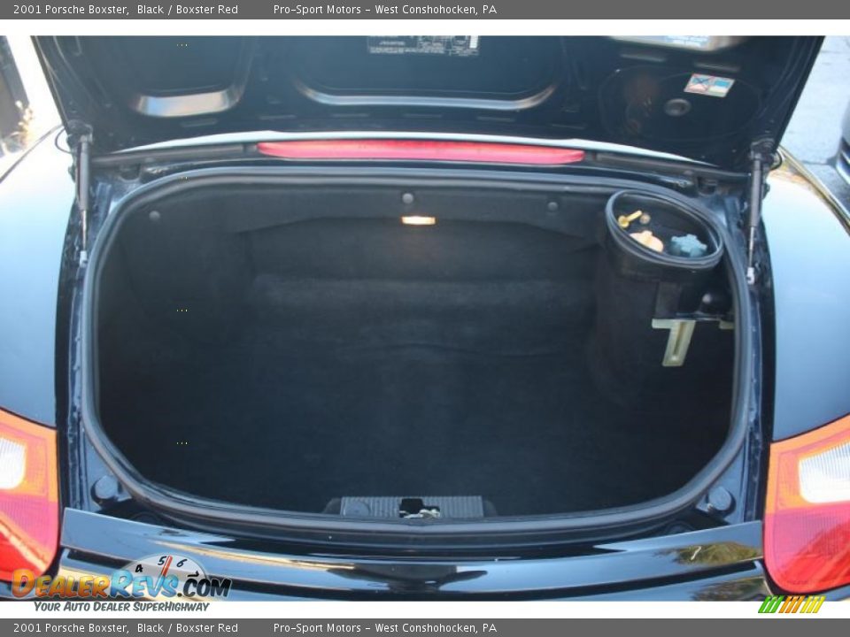 2001 Porsche Boxster Black / Boxster Red Photo #31