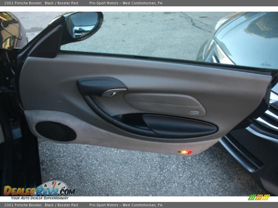 2001 Porsche Boxster Black / Boxster Red Photo #32