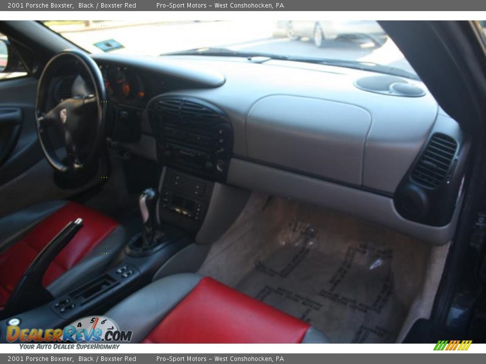 2001 Porsche Boxster Black / Boxster Red Photo #33