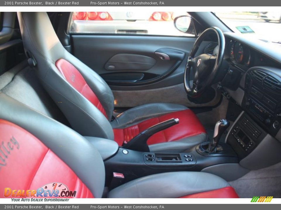 2001 Porsche Boxster Black / Boxster Red Photo #34