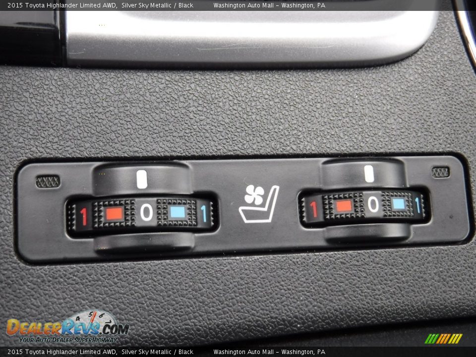 2015 Toyota Highlander Limited AWD Silver Sky Metallic / Black Photo #22