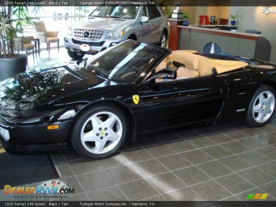 1995 Ferrari 348 Spider Black / Tan Photo #1