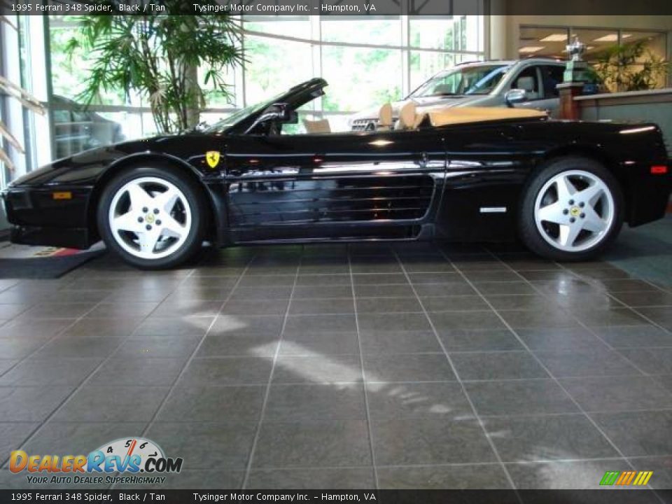 1995 Ferrari 348 Spider Black / Tan Photo #2