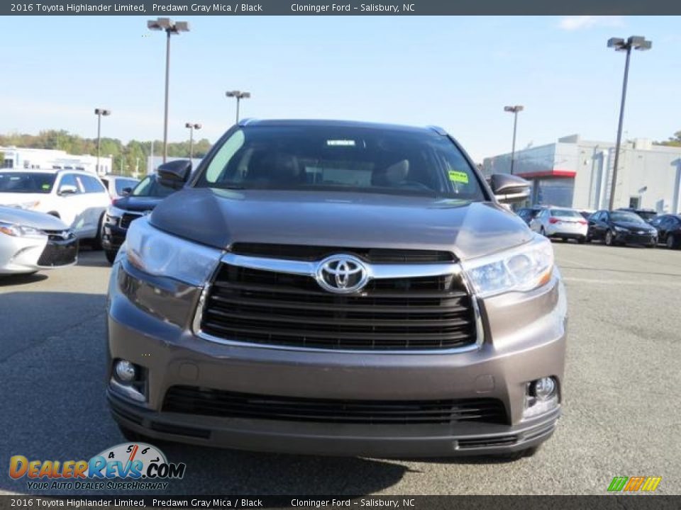 2016 Toyota Highlander Limited Predawn Gray Mica / Black Photo #2