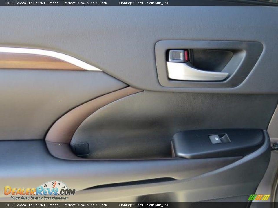 2016 Toyota Highlander Limited Predawn Gray Mica / Black Photo #8