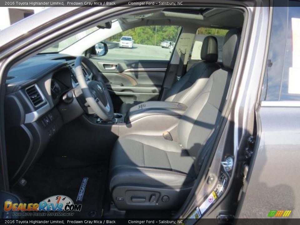 2016 Toyota Highlander Limited Predawn Gray Mica / Black Photo #9