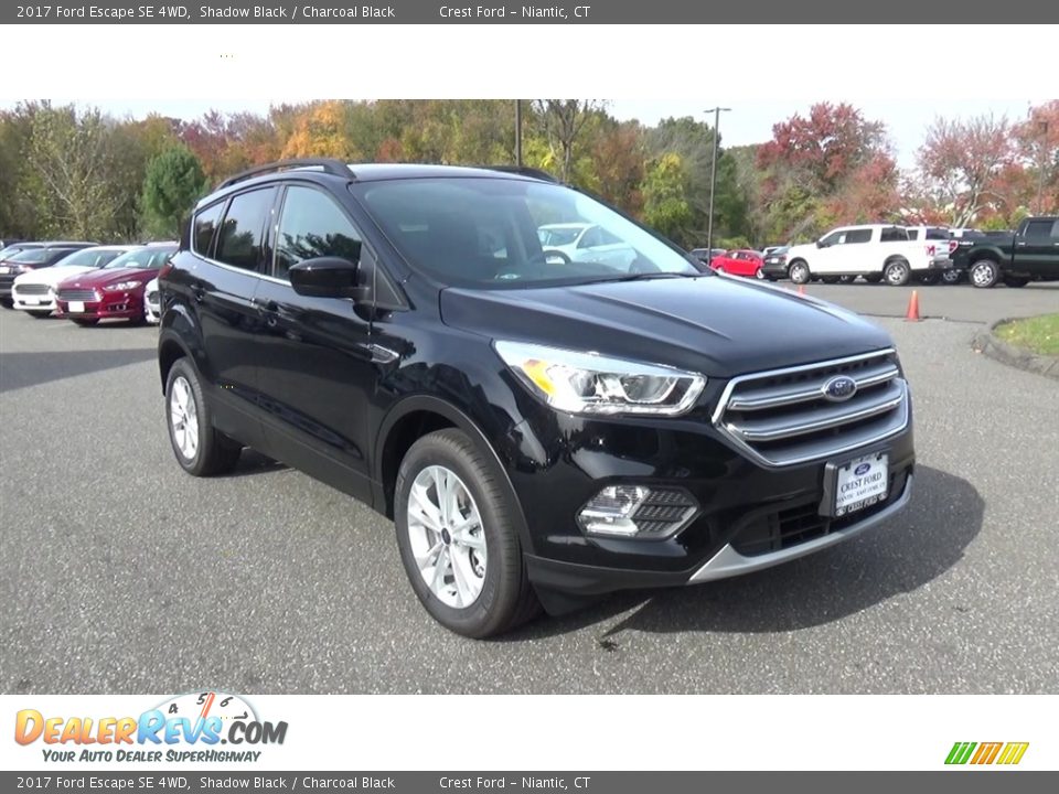 2017 Ford Escape SE 4WD Shadow Black / Charcoal Black Photo #1