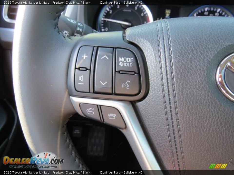 2016 Toyota Highlander Limited Predawn Gray Mica / Black Photo #14