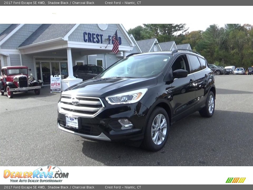 2017 Ford Escape SE 4WD Shadow Black / Charcoal Black Photo #3