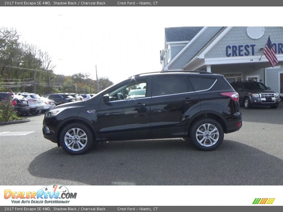 2017 Ford Escape SE 4WD Shadow Black / Charcoal Black Photo #4